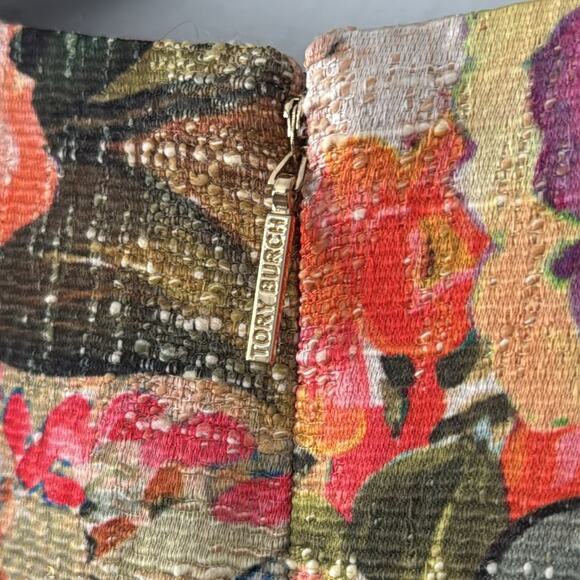 Tory Burch Kaley Tweed Floral Dress Size 10 Lux Easter Spring - Picture 6 of 10